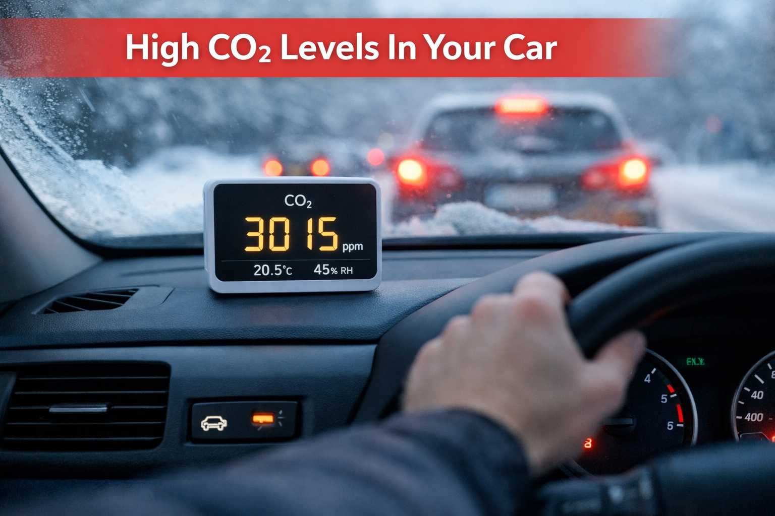 CO₂ Levels Inside Cars in Winter: The Hidden Air Problem