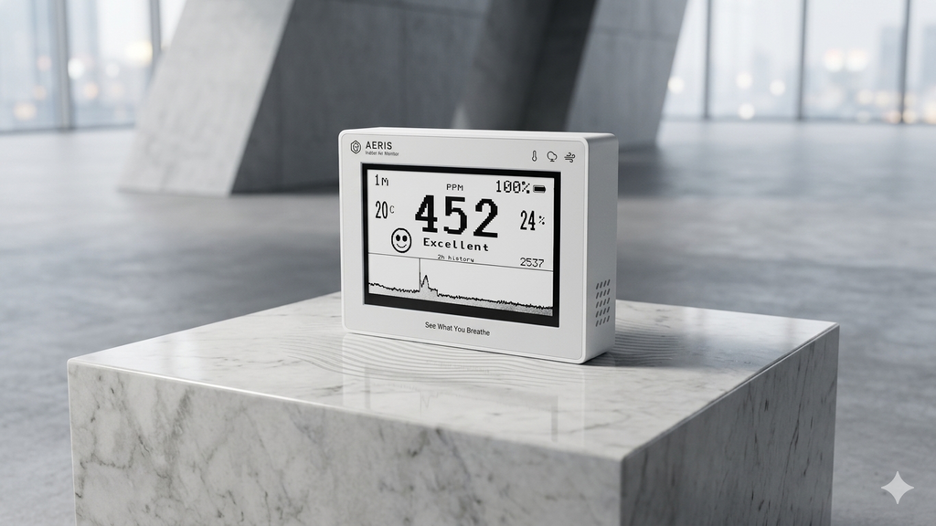 Aeris View - CO2 Monitor for Indoor Air Quality
