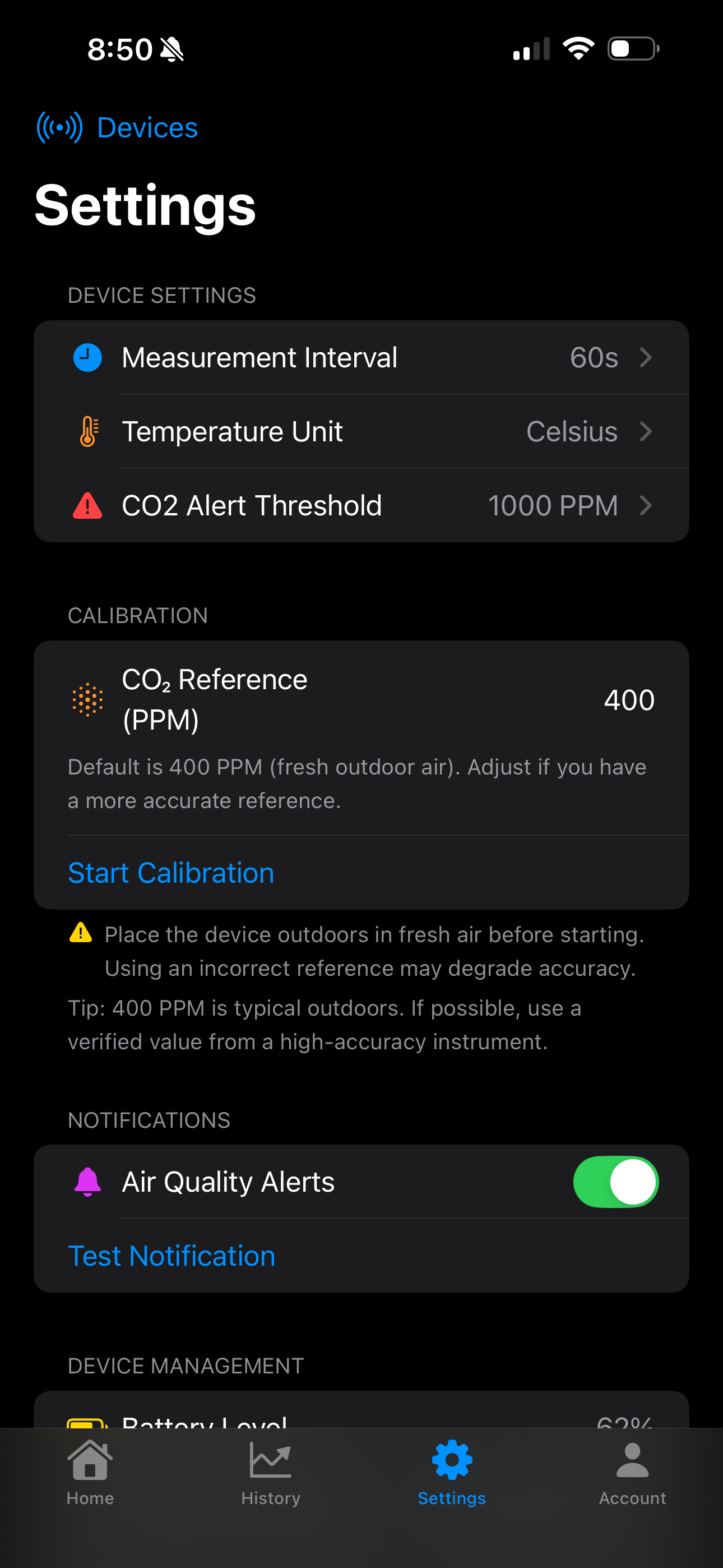 Air quality Monitor