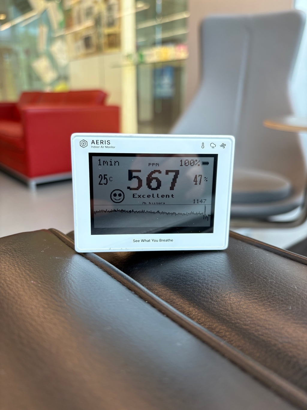 Aeris View - CO2 Monitor for Indoor Air Quality