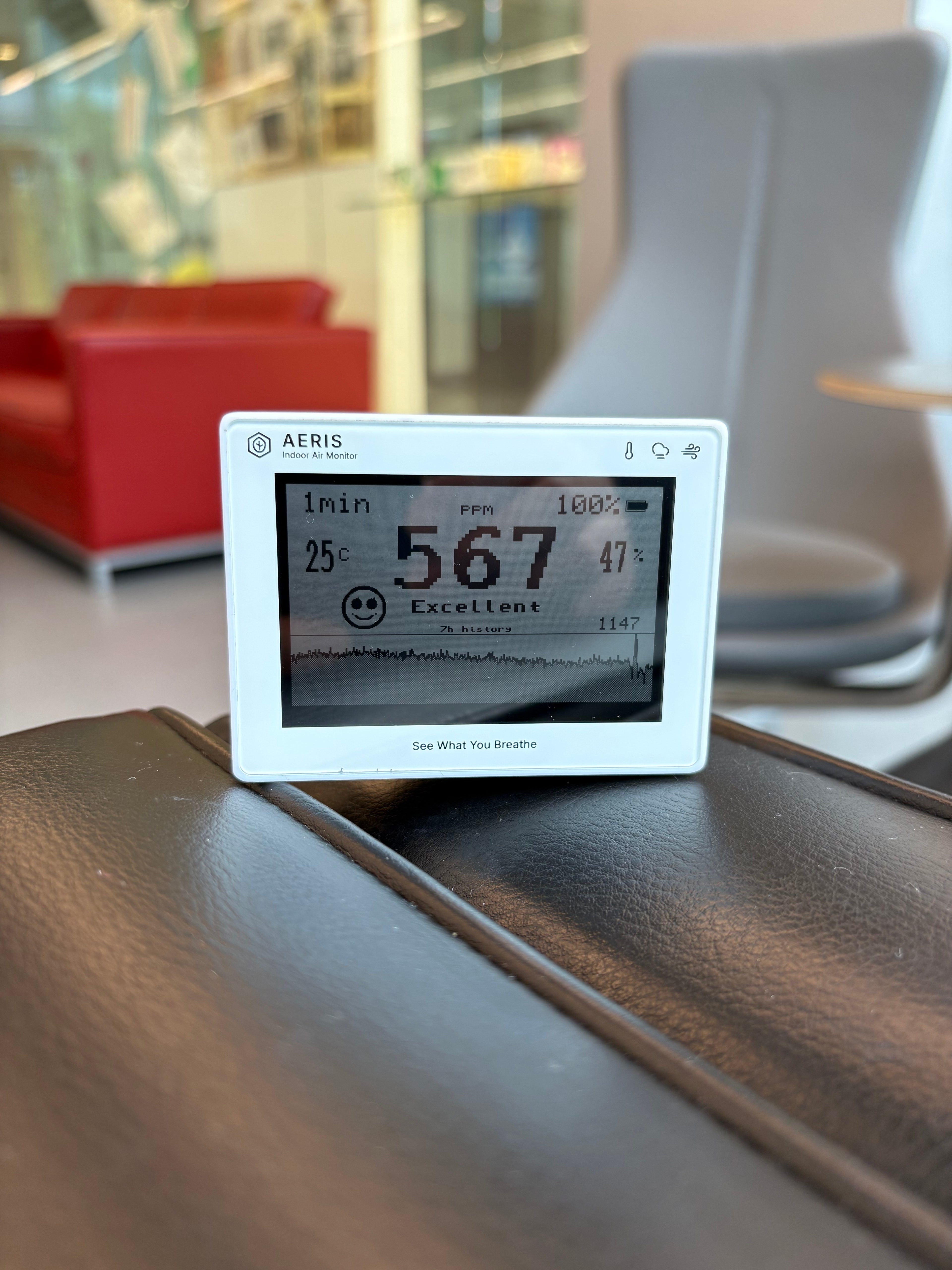 Aeris View - CO2 Monitor for Indoor Air Quality