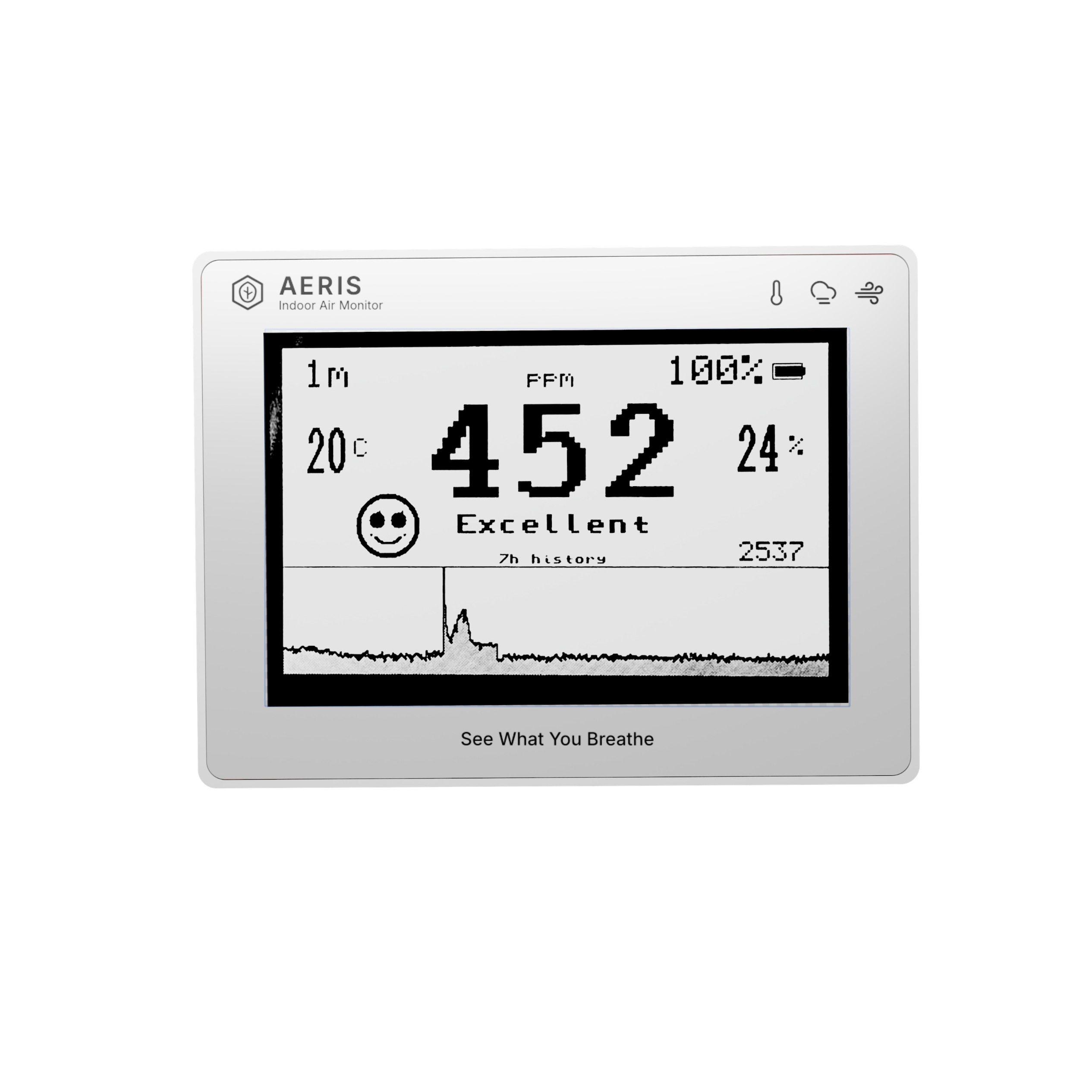 Aeris View - CO2 Monitor for Indoor Air Quality