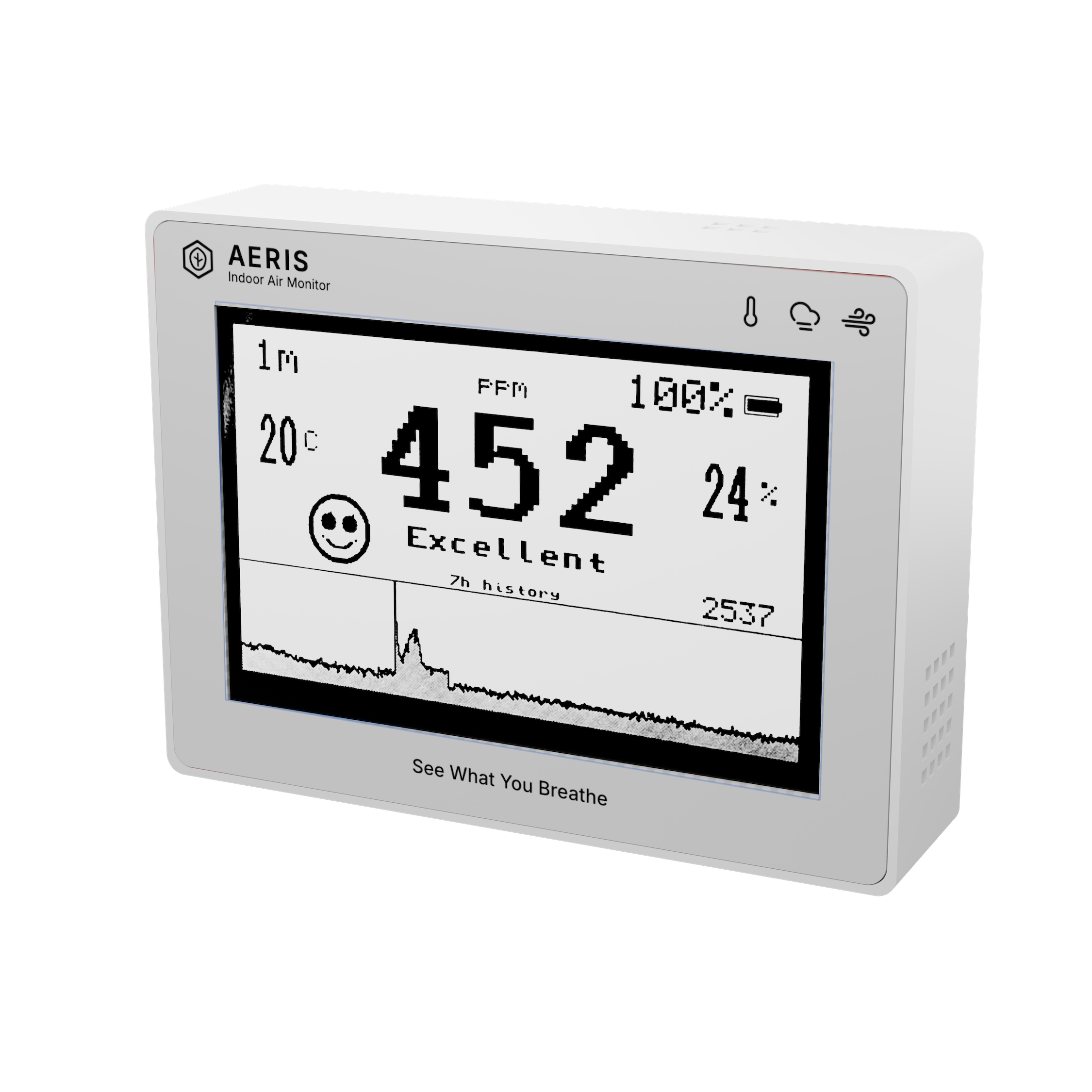 Aeris View - CO2 Monitor for Indoor Air Quality
